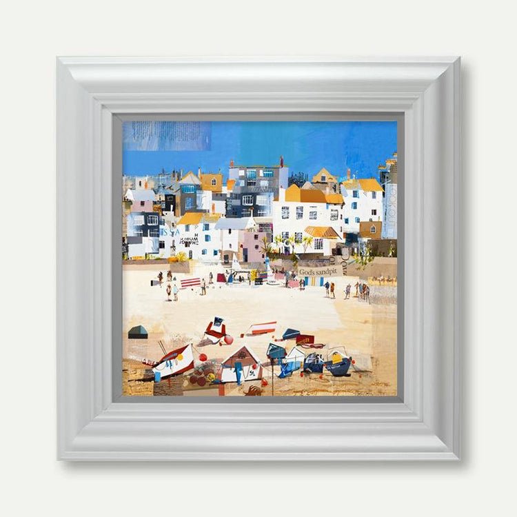 Castles, St Ives Beach - Tom Butler Artist