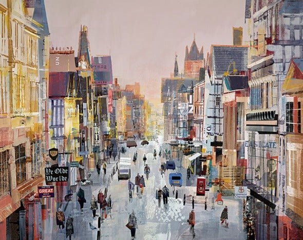 Eastgate Shoppers - Tom Butler Artist