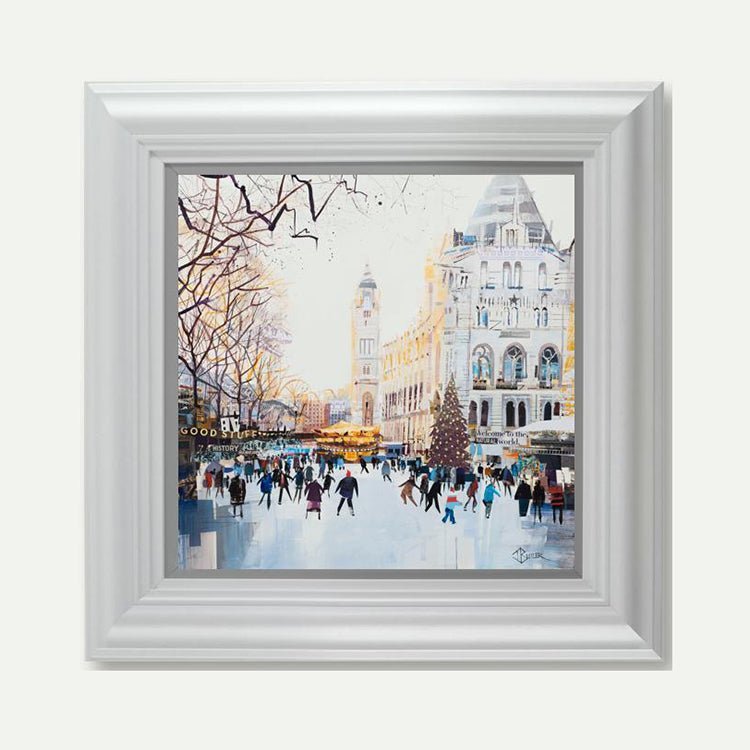 Festive Skaters, Natural History Museum - Tom Butler Artist