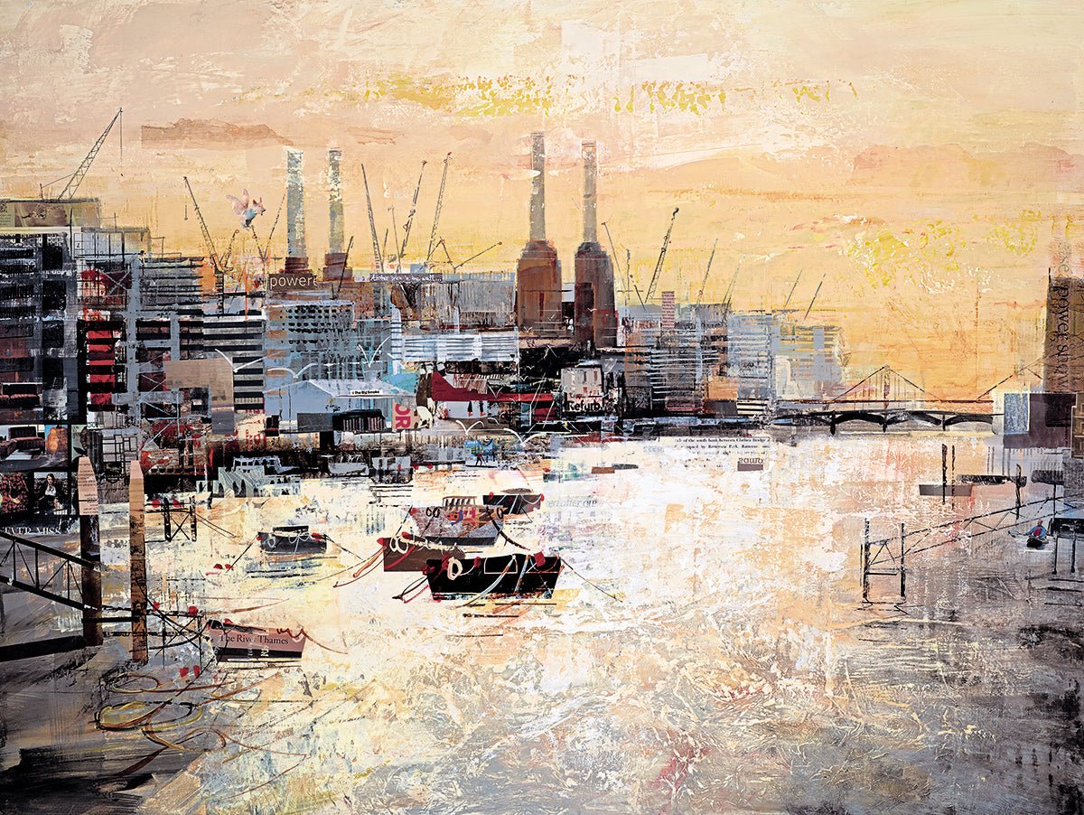 Low Tide, Battersea - Tom Butler Artist