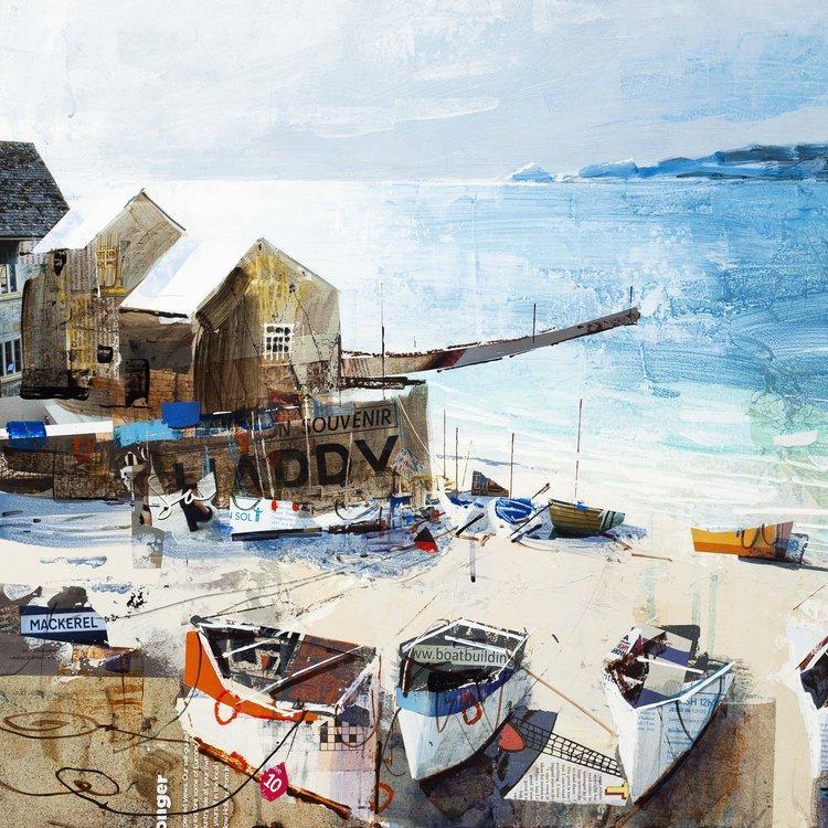 Reflections, Sennen Cove - Tom Butler Artist