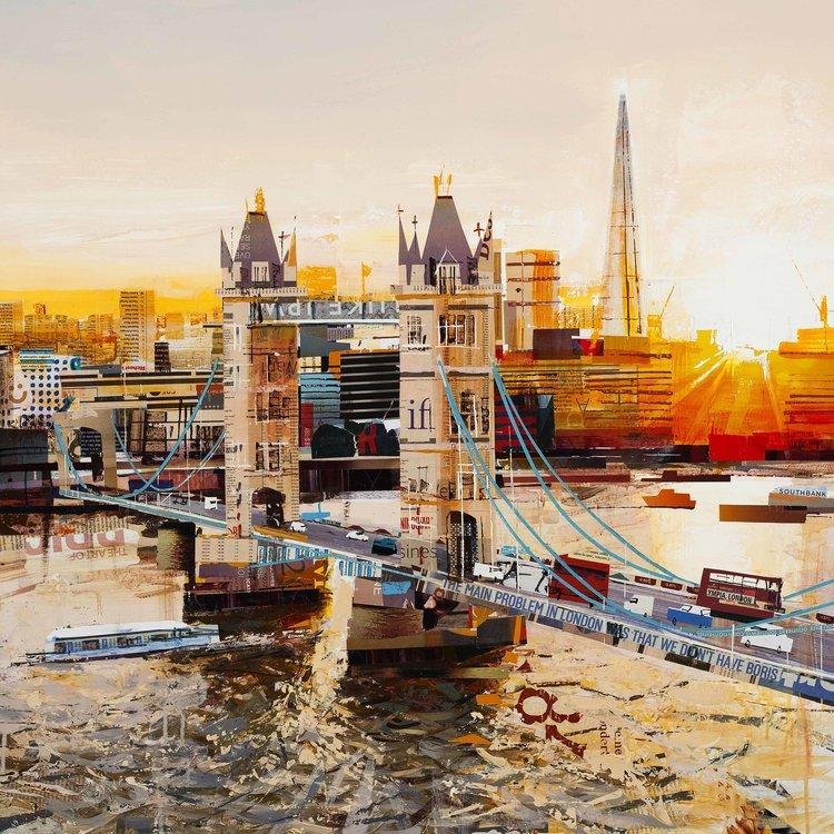Sunbeams, Tower Bridge - Tom Butler Artist