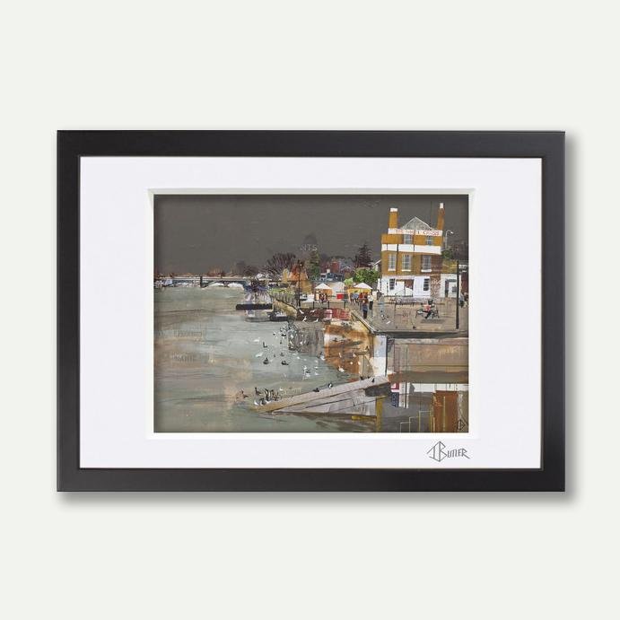 The White Cross, Richmond, A3 Framed - Tom Butler Artist