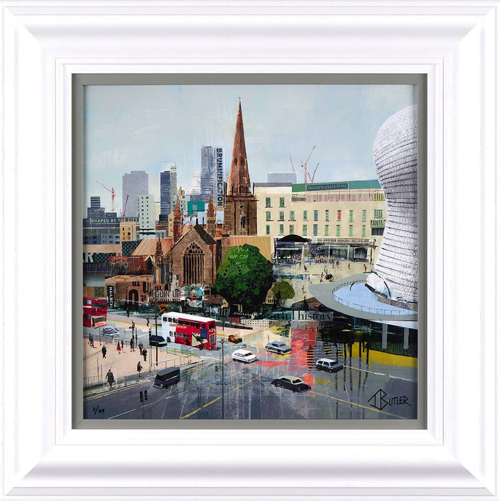 Brummification by Tom Butler — limited edition print, Birmingham cityscape collage