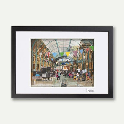 Apple Market, Covent Garden A3 Framed - Tom Butler Artist